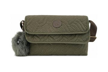 Kipling Schoudertas Groen, Verzenden, Zo goed als nieuw, Groen