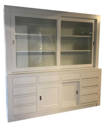 Buffetkast design wit Volkel 220cm, Ophalen of Verzenden, Nieuw