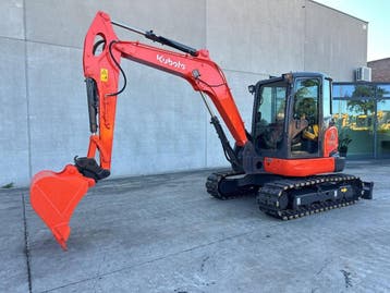 Veiling: Midigraafmachine Kubota KX165-5 Diesel 2016, Ophalen, Graafmachine