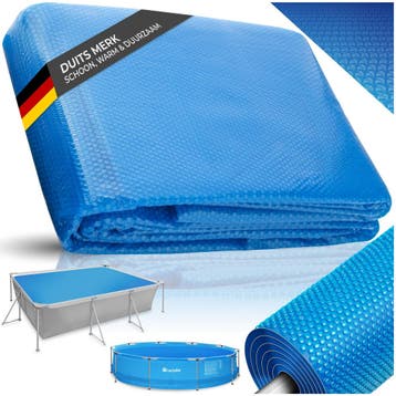 Zwembadafdekking solarfolie rechthoekig - blauw, Verzenden, Nieuw