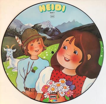 vinyl picture / shape - Johanna Spyri - Heidi 1 / Heidi 2, Verzenden, Zo goed als nieuw