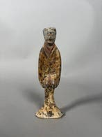 Oud-Chinees, Han-dynastie Terracotta Danseres Mingqi - 11 cm