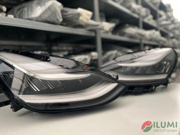 TESLA MODEL 3 KOPLAMP L+R KPL 1077380-00-B, Auto-onderdelen, Verlichting, Verzenden, Gebruikt