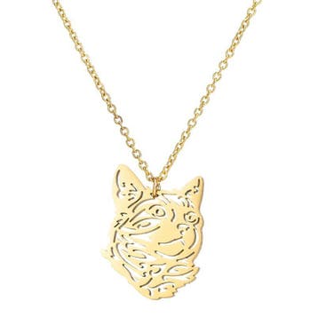 Fako Bijoux - Ketting Met Hanger - Stainless Steel - RVS -, Verzenden, Nieuw