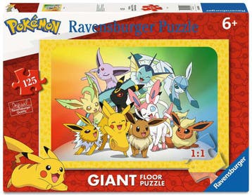 Giant Floor Puzzel - Pokemon (125 stukjes) | Ravensburger -, Verzenden, Nieuw