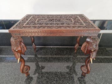 Salontafel - Tulpenboomhout, Antiek en Kunst