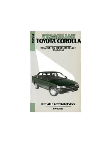 1987 - 1989 TOYOTA COROLLA BENZINE & DIESEL VRAAGBAAK