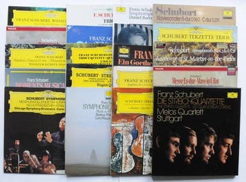 Franz Schubert - Collection of 18 LPs + 1 double-Lp and 1, Nieuw in verpakking