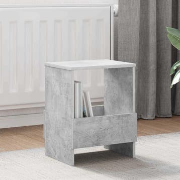 vidaXL Tijdschrift Rek Beton Grijs 35 x 30 x 45 cm, Verzenden, Nieuw