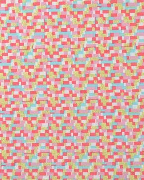 Tricot/Jersey Glitter Roze, Hobby en Vrije tijd, Stoffen en Lappen, Nieuw, Roze