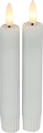 Countryfield Led dinerkaarsen - 2x st- wit -H15cm -, Ophalen of Verzenden, Zo goed als nieuw