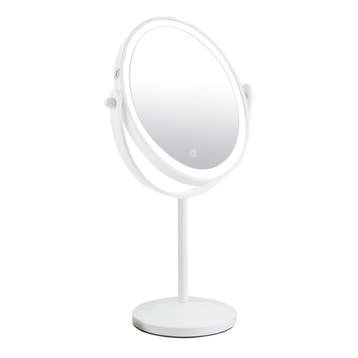 Make-up spiegel staand 10x vergrotend met dimbare LED, Verzenden, Nieuw