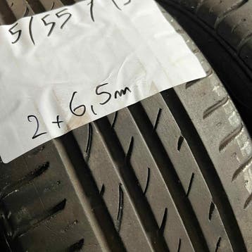 2 x Nexen 195-55-15 Zomerbanden 6,5mm, Gebruikt, 15 inch, Ophalen of Verzenden, Band(en)