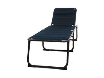 Travellife Barletta kampeer- tuinligbed Relax blauw, Nieuw