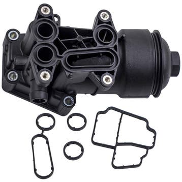 Oil Filter Housing Cooler Cover en Gasket geschikt voor A..., Verzenden, Nieuw, Skoda