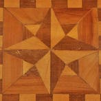 Wijntafel fraai ingelegd in schaaktafelachtige sfeer  ca 188, Ophalen of Verzenden