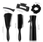 12-delige Haarverzorgingsset met Borstels en Sprayfles, Verzenden, Nieuw