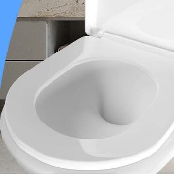 Premium D-vorm toiletbril met softclose en quick release, Verzenden, Nieuw