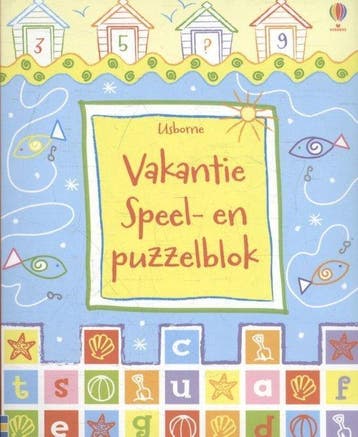 Vakantie speel - puzzelblok, Verzenden, Gelezen