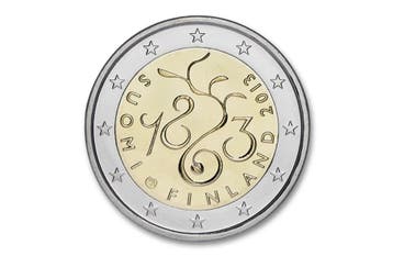 2 euro 150 jaar Fins Parlement 2013 - Finland, Verzenden