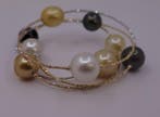 Armband - 18 karaat Geel goud, Witgoud, Roségoud, Zuidzee, Sieraden, Tassen en Uiterlijk, Armbanden, Nieuw