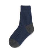 HEMA Kinderhuissokken rib fleece donkerblauw, Verzenden, Nieuw