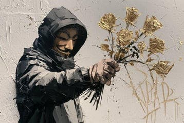 Iconica - Anonymous Rebel & Gold Bouquet - unique 1/1 XXL