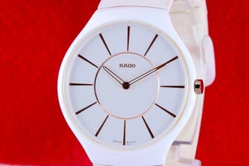Rado - TRUE Thinline White 140.0957.3 QZ MENS - Zonder, Nieuw
