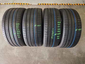 275/35/21 245/40/21 EV AO MICHELIN ZOMERBANDEN 5,1/6MM PROF, Ophalen, 21 inch, Band(en), Personenwagen