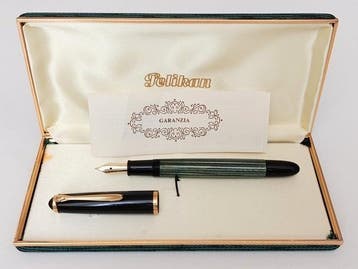 Pelikan - 400NN vintage green black - Vulpen, Nieuw