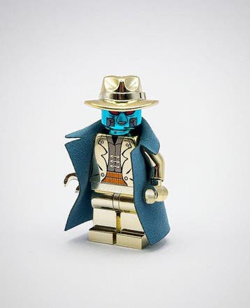 Lego Minifiguur - Star Wars - Star Wars - Chrome Gold Plated, Nieuw