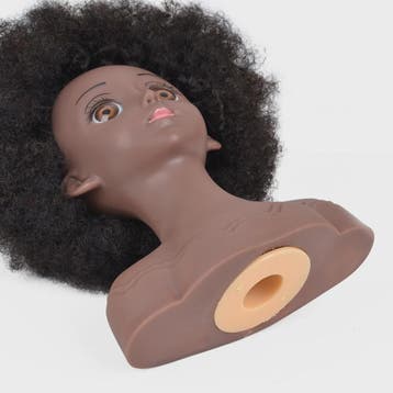 Professionele Pruikenkop met Afro Haar - Trainingshoofd voor, Verzenden