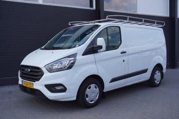 Ford Transit Custom 2.0 TDCI - EURO 6, Stof, Gebruikt, Wit, Dealer onderhouden