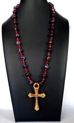 Amethist & Robijn - Ketting – Heilige Drie-eenheid –