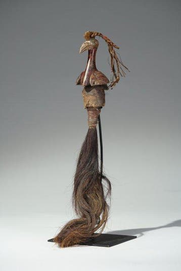 Een houten beeld - Guro - Ivoorkust (Zonder minimumprijs)