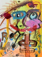 Paul Kostabi (1962) - No Brighter Garden No Bigger Rock