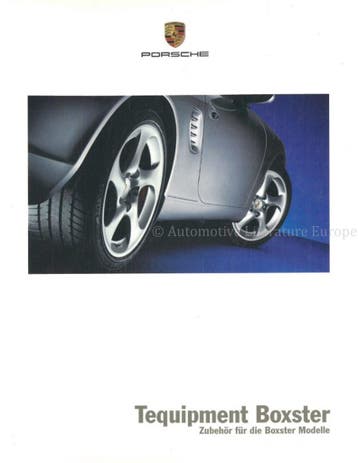 2004 PORSCHE BOXSTER TEQUIPMENT BROCHURE DUITS, Boeken, Nieuw, Porsche, Author