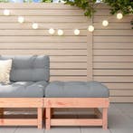 vidaXL Tuinvoetenbank met kussen massief douglashout, Tuin en Terras, Tuinsets en Loungesets, Verzenden, Nieuw