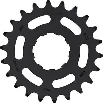 KMC Achtertandwiel 21T zwart voor Enviolo versnellingsnaa..., Fietsen en Brommers, Fietsonderdelen, Ophalen of Verzenden, Nieuw
