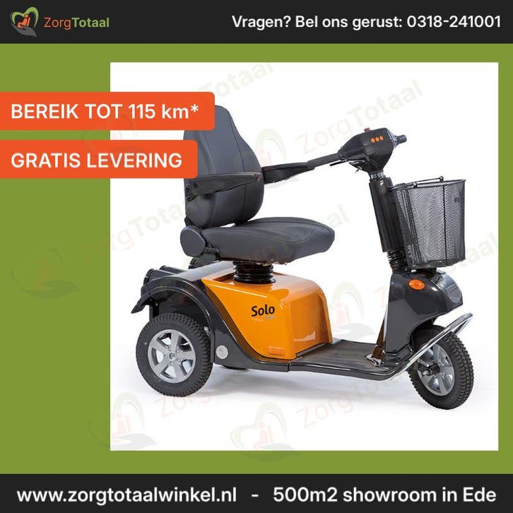 Scootmobiel Life en Mobility Solo 3 - Lithium Powered, Diversen, Brommobielen en Scootmobielen, Nieuw, Life and Mobility, Ophalen of Verzenden