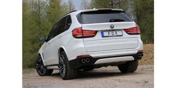 FOX BMW X5 F15 einddemper, dwars, uitgang rechts/links, dubb, Verzenden, Nieuw