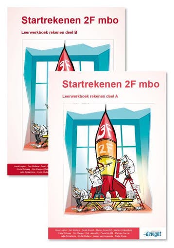 Startrekenen 2F mbo Leerwerkboeken A  B 9789491699931, Verzenden, Zo goed als nieuw