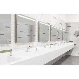 Wandtegel Gazzini Harmony Cotton Handvorm Wit Glans 7,5x30, Nieuw, 20 tot 40 cm, 10 m² of meer, Wandtegels
