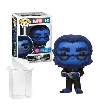 Funko Pop! Marvel - Beast #643 Flocked Walmart, Verzenden, Nieuw
