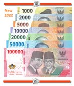 Indonesia set 1000-100.000 Rupiah 2022 Unc pn 162-168, Ophalen of Verzenden, Zuidoost-Azië, Setje