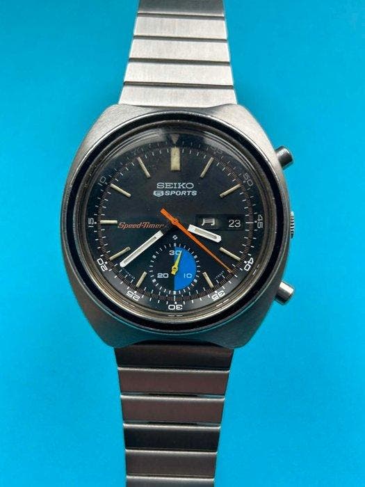 Seiko - 5 Sports Speedtimer - Zonder minimumprijs -, Sieraden, Tassen en Uiterlijk, Horloges | Antiek