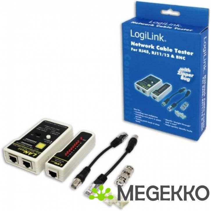 LogiLink WZ0015 Netwerkkabeltester WZ0015, Computers en Software, Overige Computers en Software, Nieuw, Verzenden