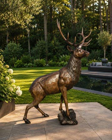 Beeld, Bronze: XL Deer - 171 cm - Brons - 2026