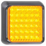 LED knipperlicht met zwarte rand  | 12-24v | 40cm. kabel, Verzenden, Nieuw