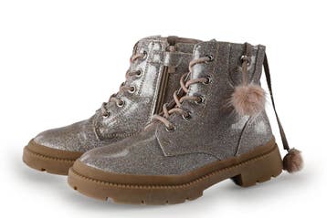 Milo &amp; Mila Boots Meisjes in maat 31 Zilver, Verzenden, Jongen of Meisje, Schoenen, Zo goed als nieuw